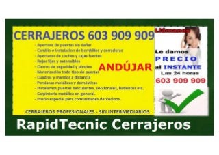 Cerrajeros Andujar 603 909 909
