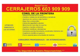 Cerrajeros Conil de la Frontera 603 909 909