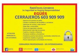 Cerrajeros Egues 603 909 909
