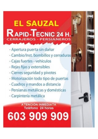 Cerrajeros El Sauzal 603 909 909