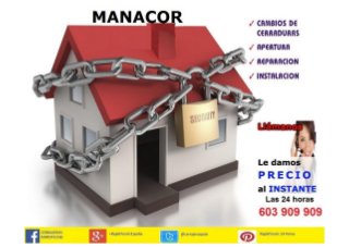 Cerrajeros Manacor 603 909 909