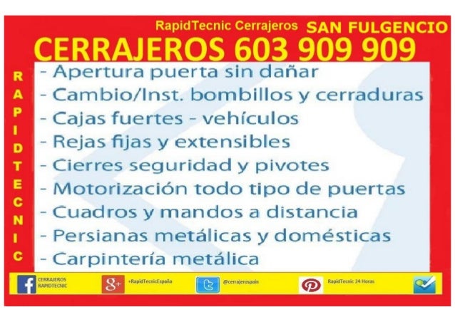 Cerrajeros San Fulgencio 603 932 932
