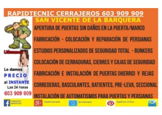 Cerrajeros San Vicente de la Barquera 603 909 909