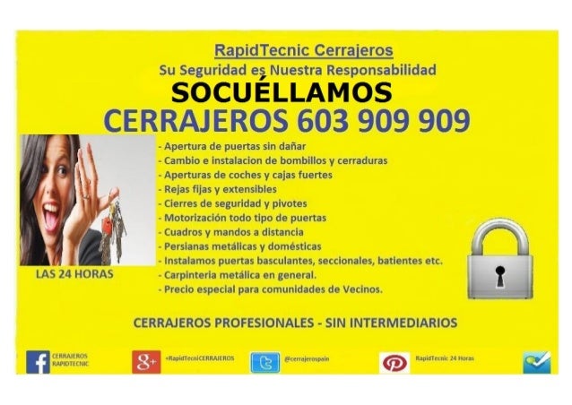 Cerrajeros Socuellamos 603 909 909