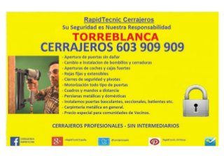 Cerrajeros Torreblanca 603 909 909 Torrenostra