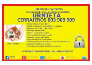 Cerrajeros Urnieta 603 909 909