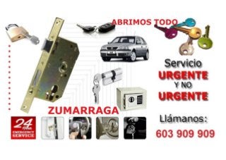Cerrajeros Zumarraga 603 909 909