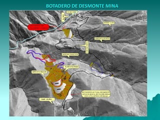 BOTADERO DE DESMONTE MINA
 