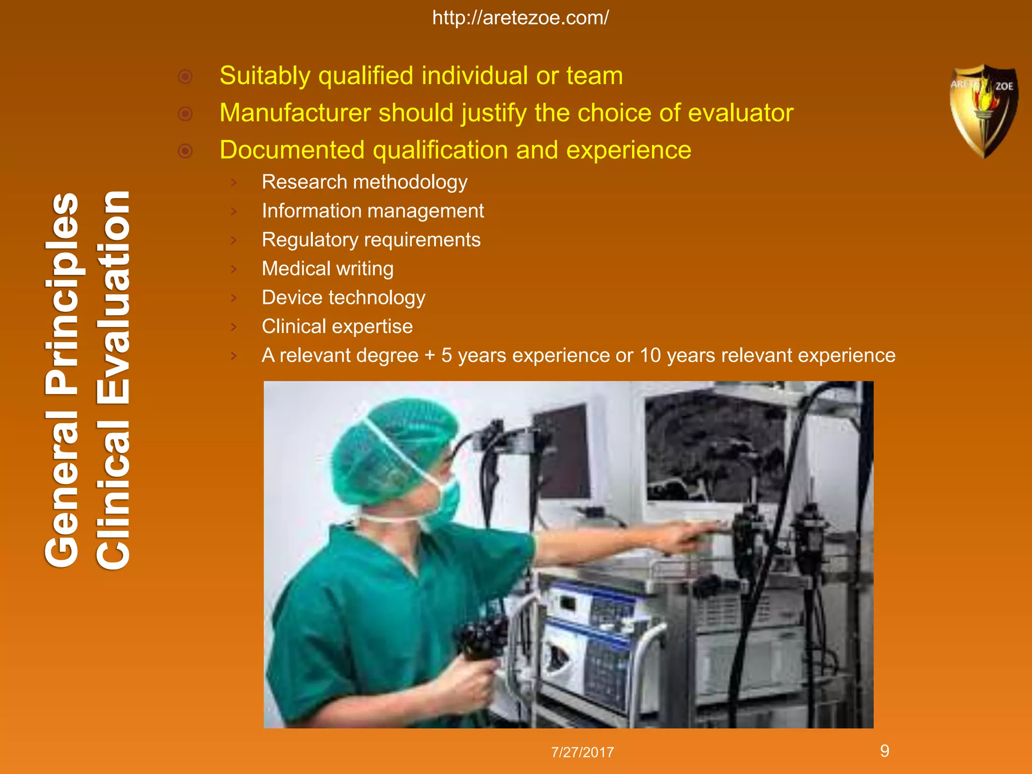 Clinical Evaluation of Medical Devices | PPTX