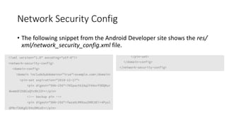 Certificate pinning in android applications | PPTX