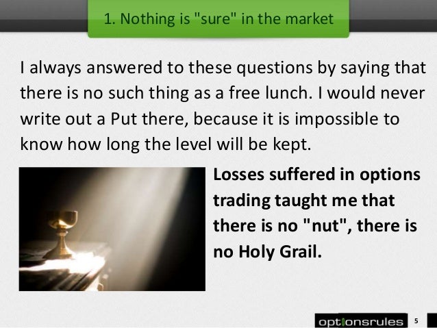 Stock options are not a free lunch