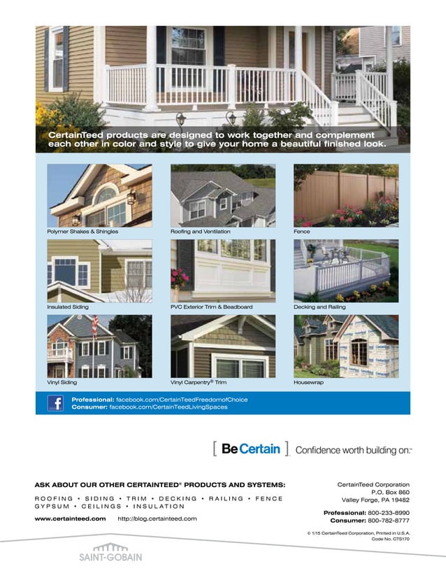 Certain teed insulated siding brochure