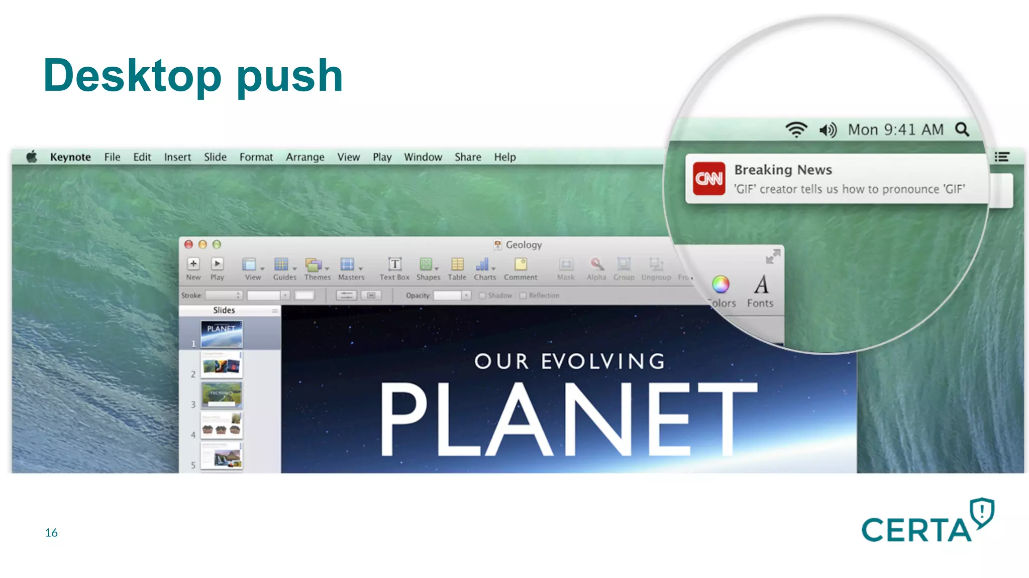 Desktop push
16
 