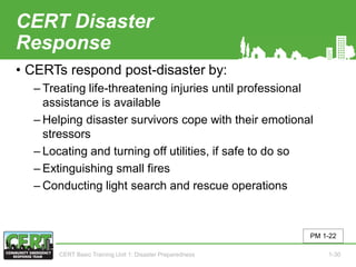 CERT Basic Training PTT, Brigadas comunitarias | PDF
