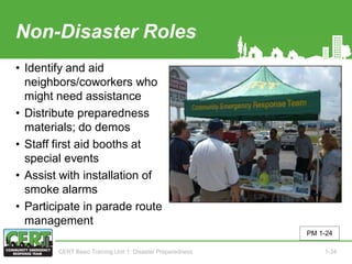 CERT Basic Training PTT, Brigadas comunitarias | PDF