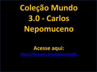 Serviços & produtos
sobre o Mundo 3.0
http://nepo.com.br/servicos
1 - seja um
profissional de
problemas e não
de assuntos;
 