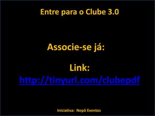Serviços & produtos
sobre o Mundo 3.0
http://nepo.com.br/servicos
3- procure fontes
e não
informação;
 