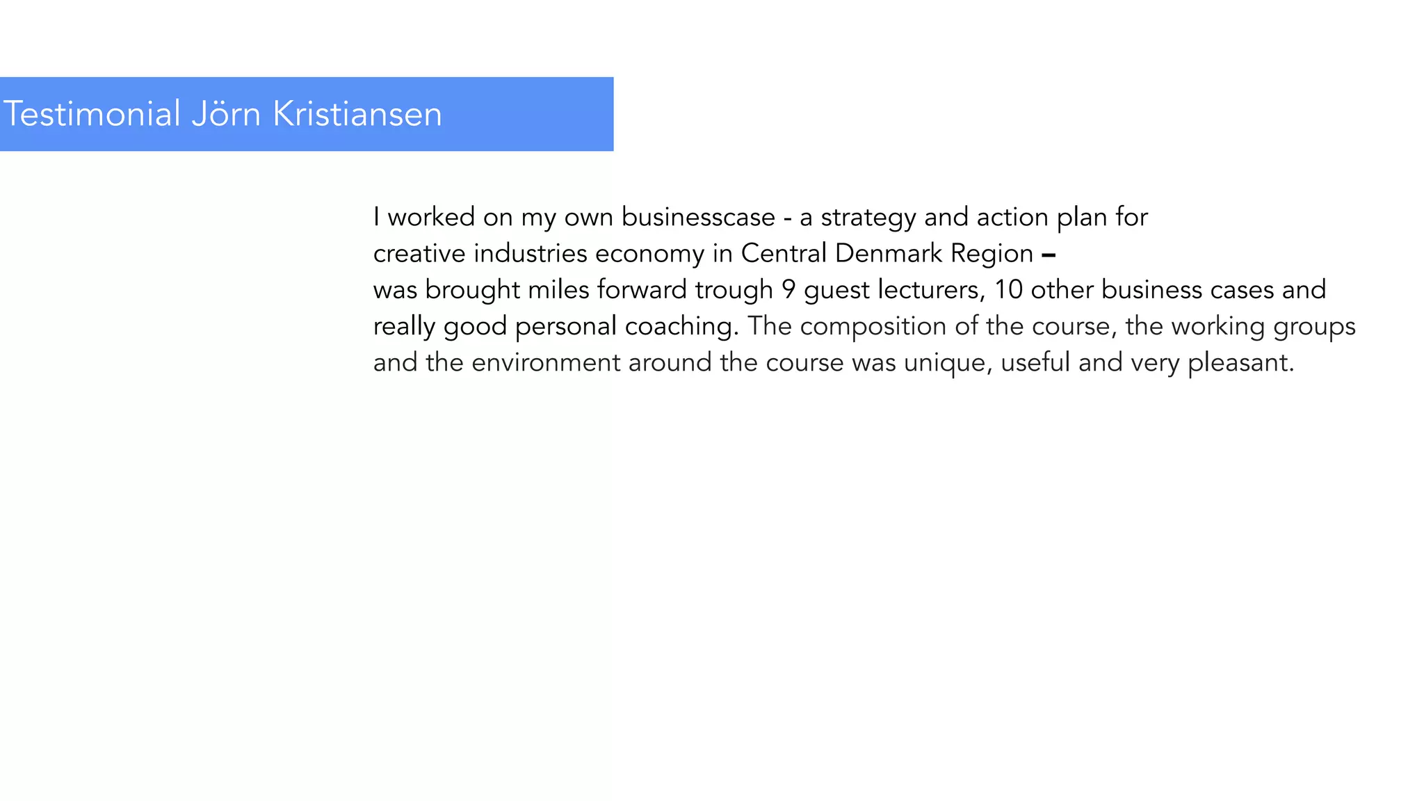 Coaching by ‘seasoned ‘ top professionals, and young
upcoming talent that will navigate you through the
landscapes of contradictions. You will be immersed
by thought provoking lectures, group work, your
case study, business safaris and personal coaching
UNIQUE BECAUSE
CENTRE FOR
THE
EXPERIENCE
ECONOMY
 