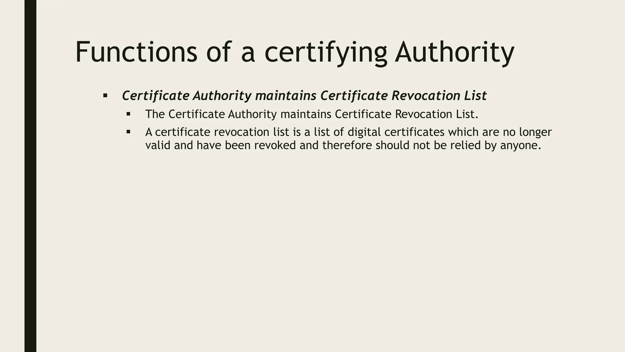 Controller Of Certifying Authorities The role of certifying authorities in IPR | PPT