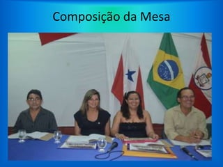 Composição da Mesa