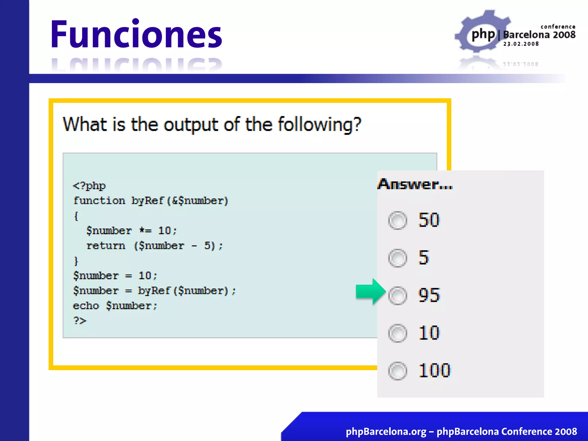 Certificacion Zend En Vivo Php Barcelona 2008