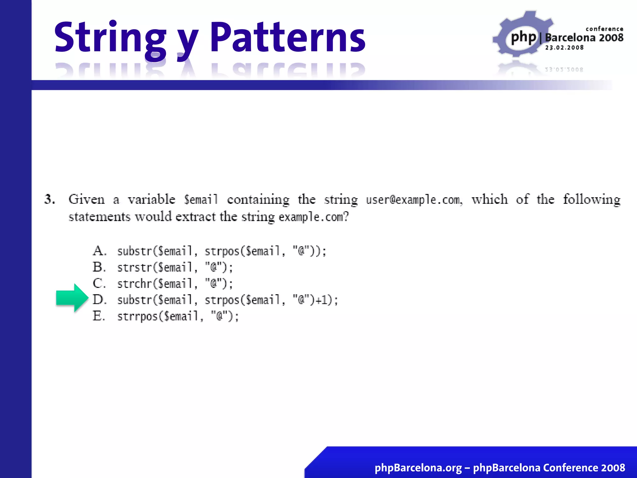 Certificacion Zend En Vivo Php Barcelona 2008