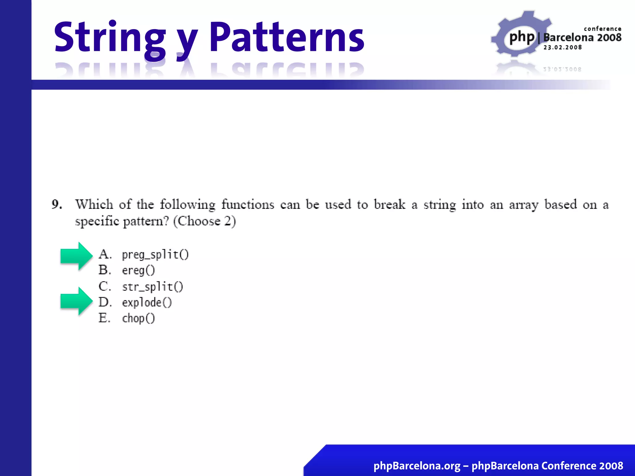 Certificacion Zend En Vivo Php Barcelona 2008