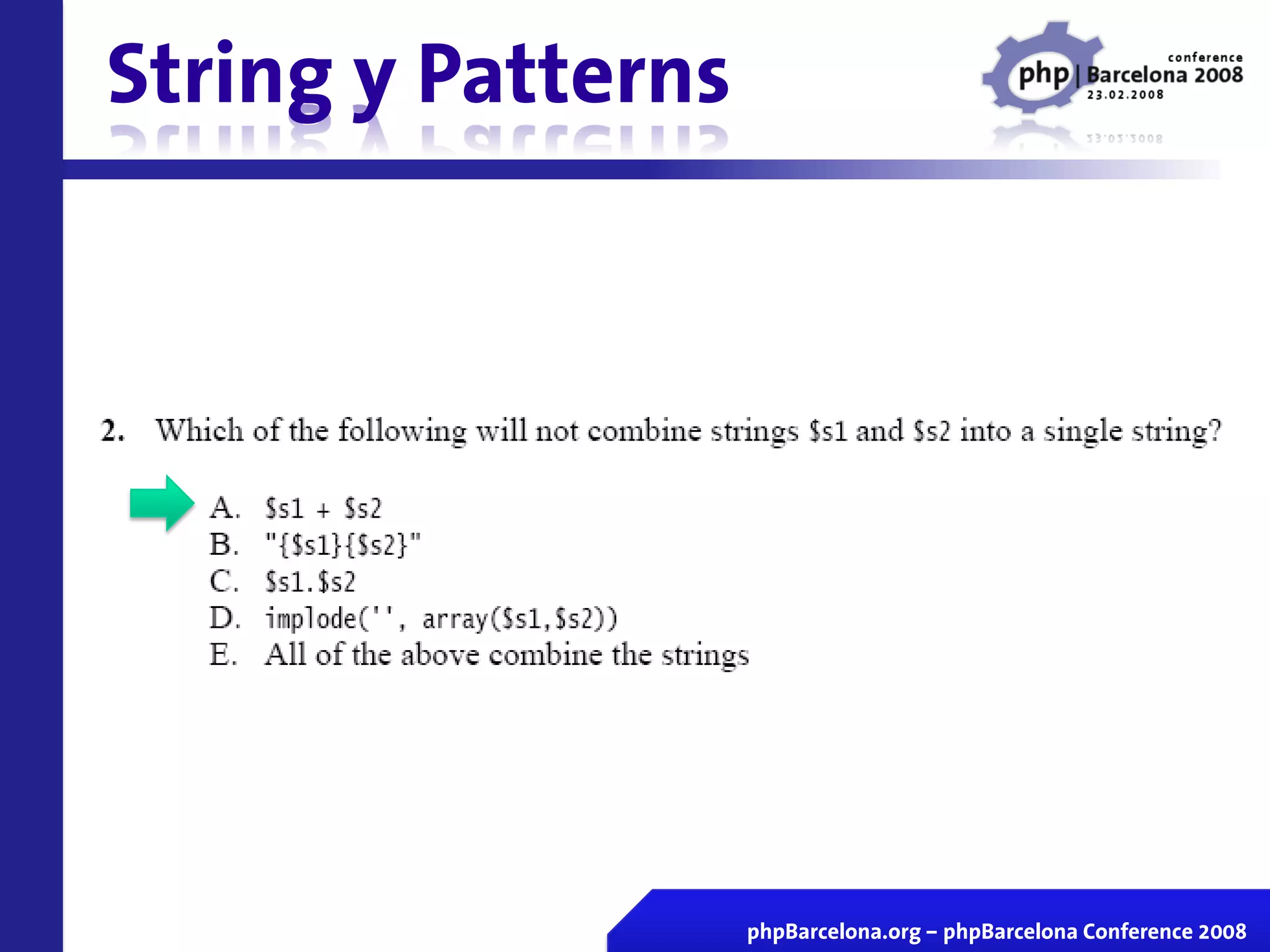 Certificacion Zend En Vivo Php Barcelona 2008