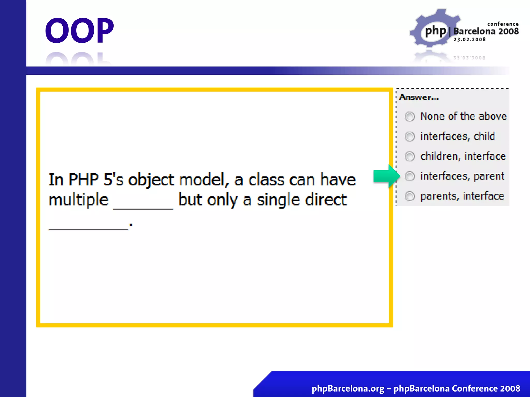 Certificacion Zend En Vivo Php Barcelona 2008