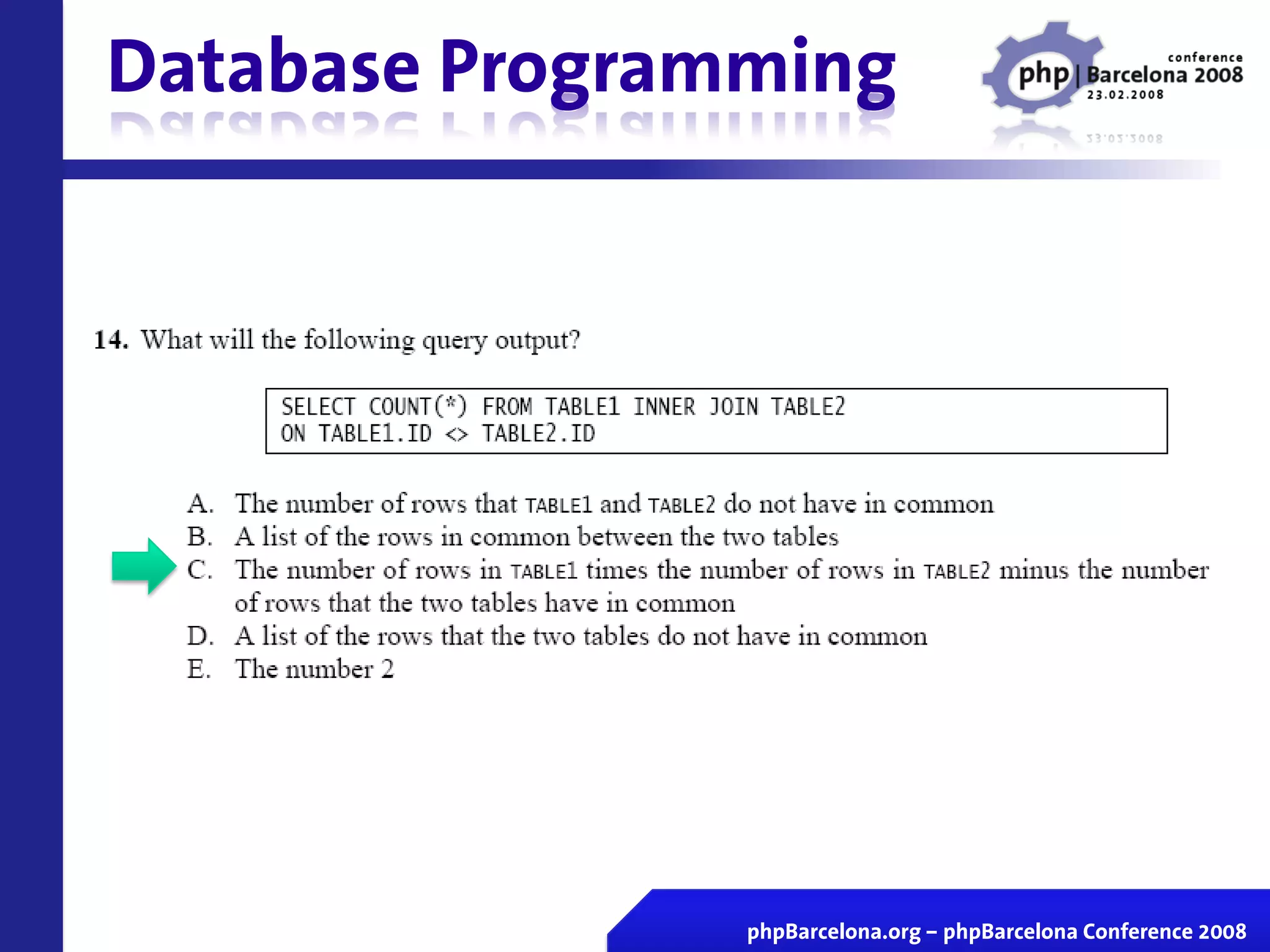 Certificacion Zend En Vivo Php Barcelona 2008