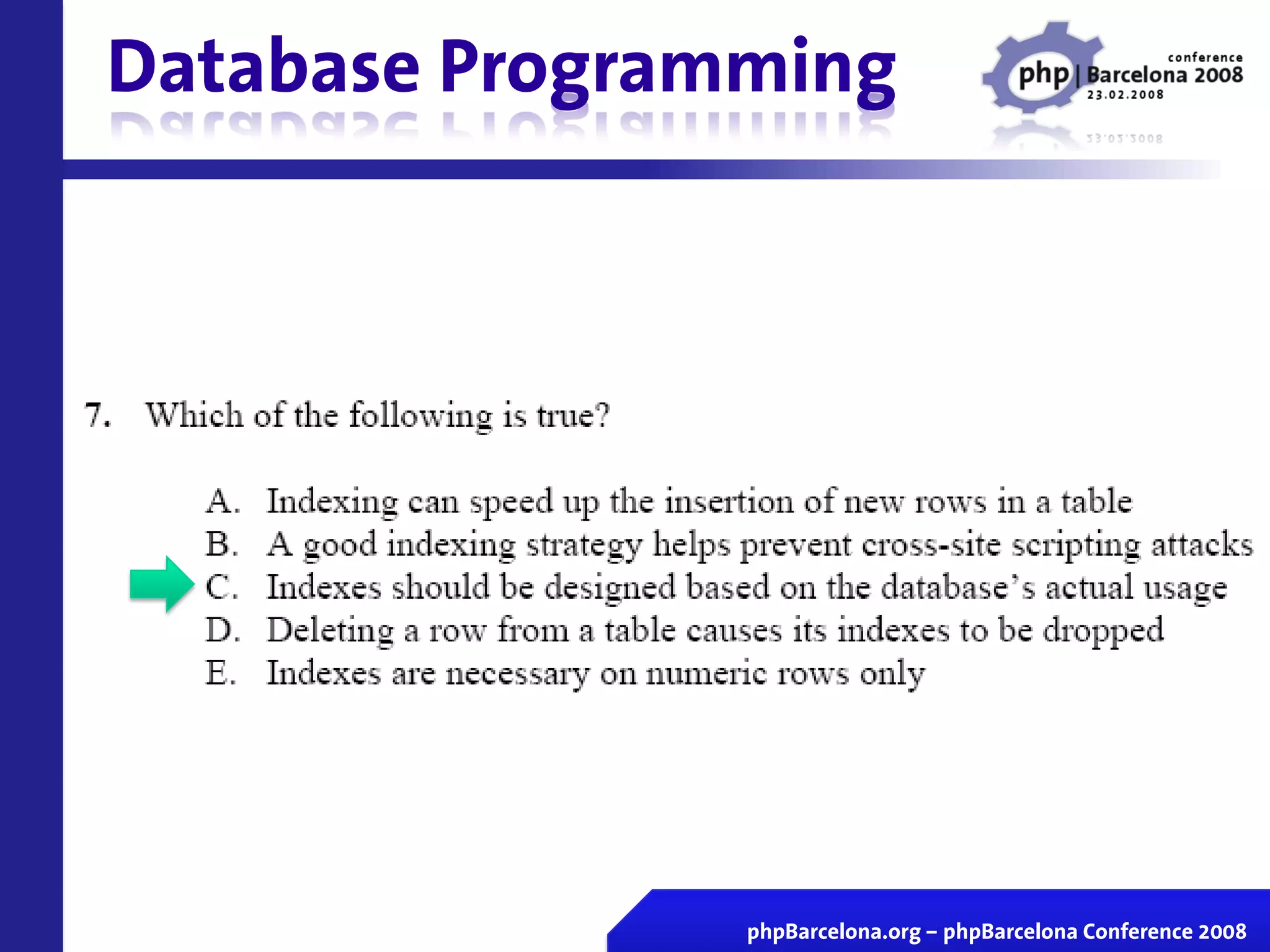 Certificacion Zend En Vivo Php Barcelona 2008
