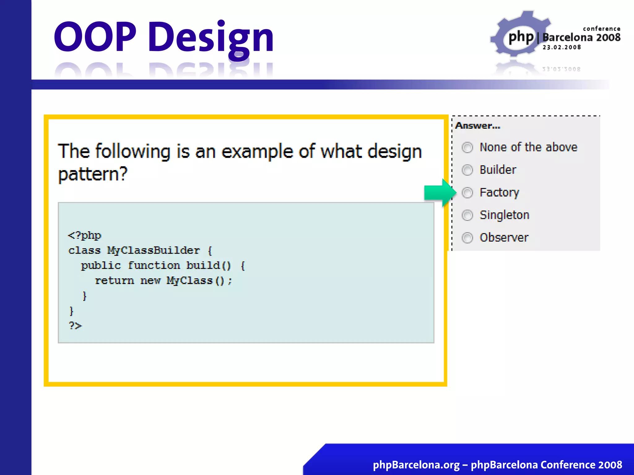 Certificacion Zend En Vivo Php Barcelona 2008