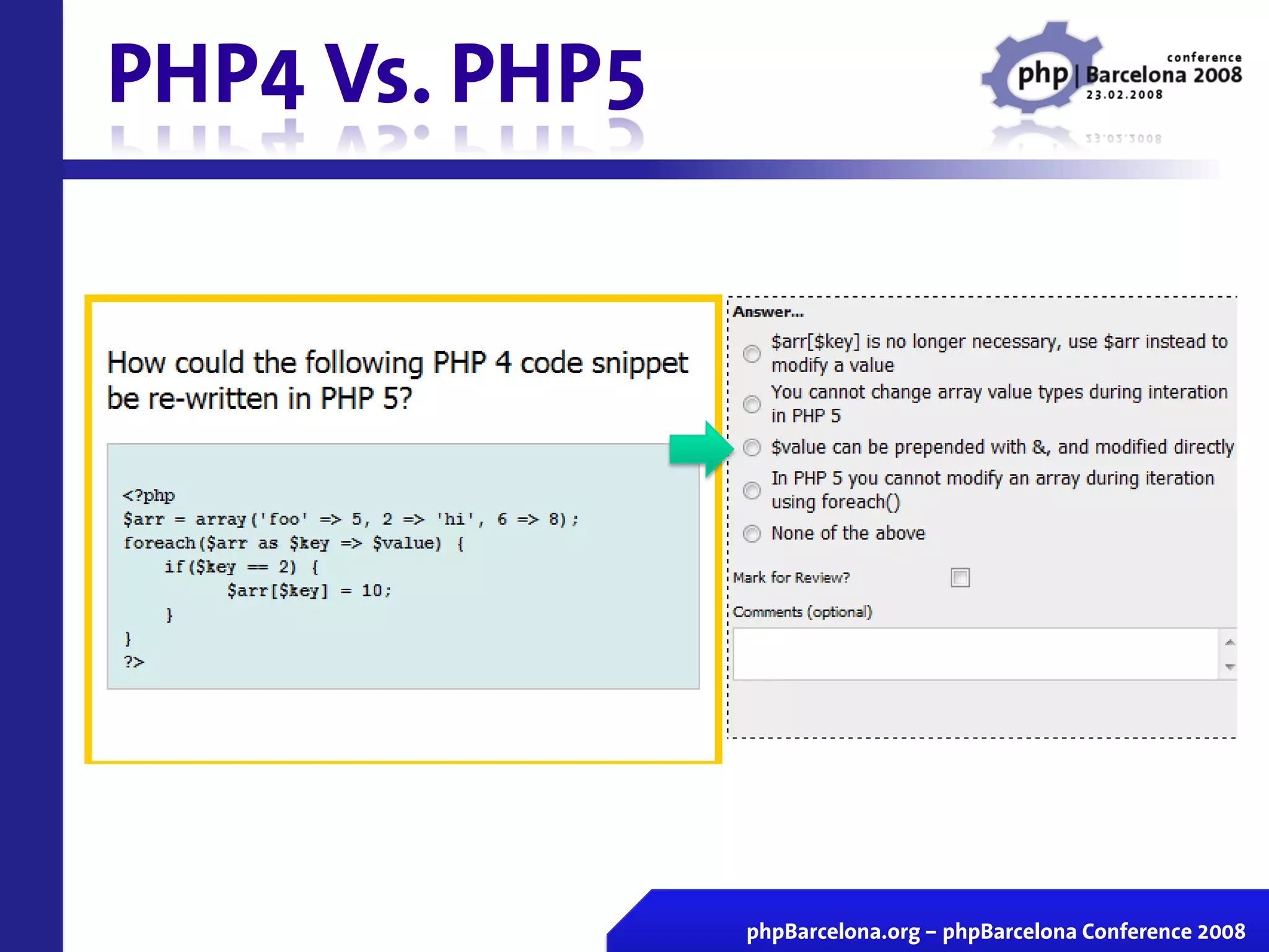 Certificacion Zend En Vivo Php Barcelona 2008