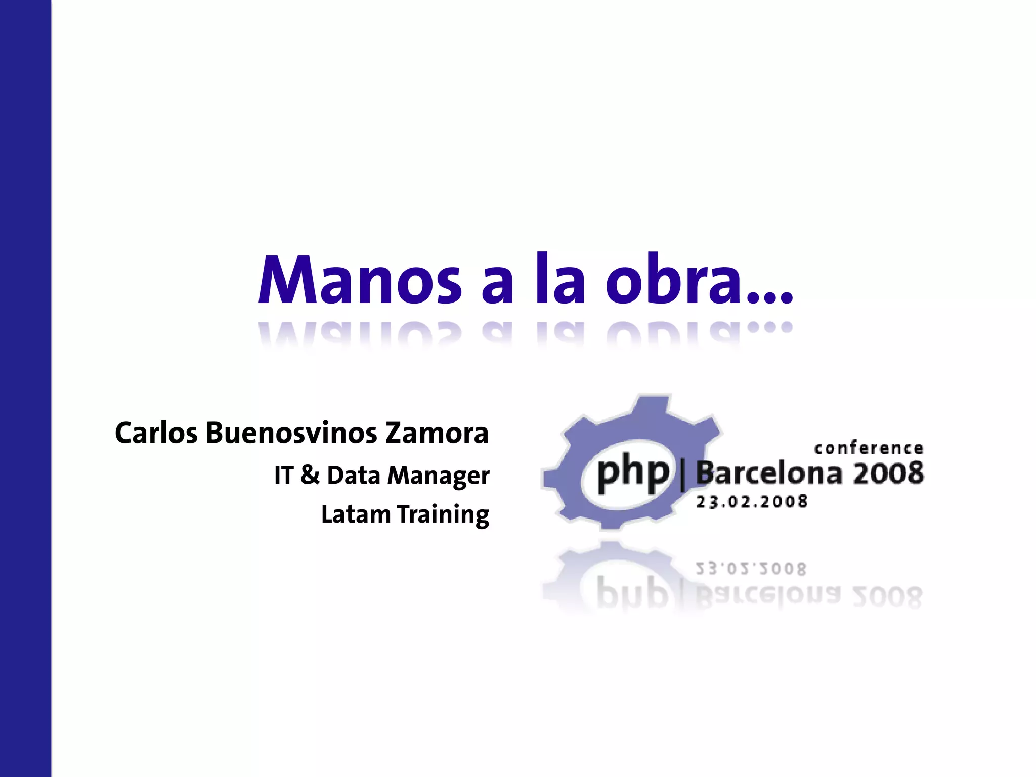 Certificacion Zend En Vivo Php Barcelona 2008