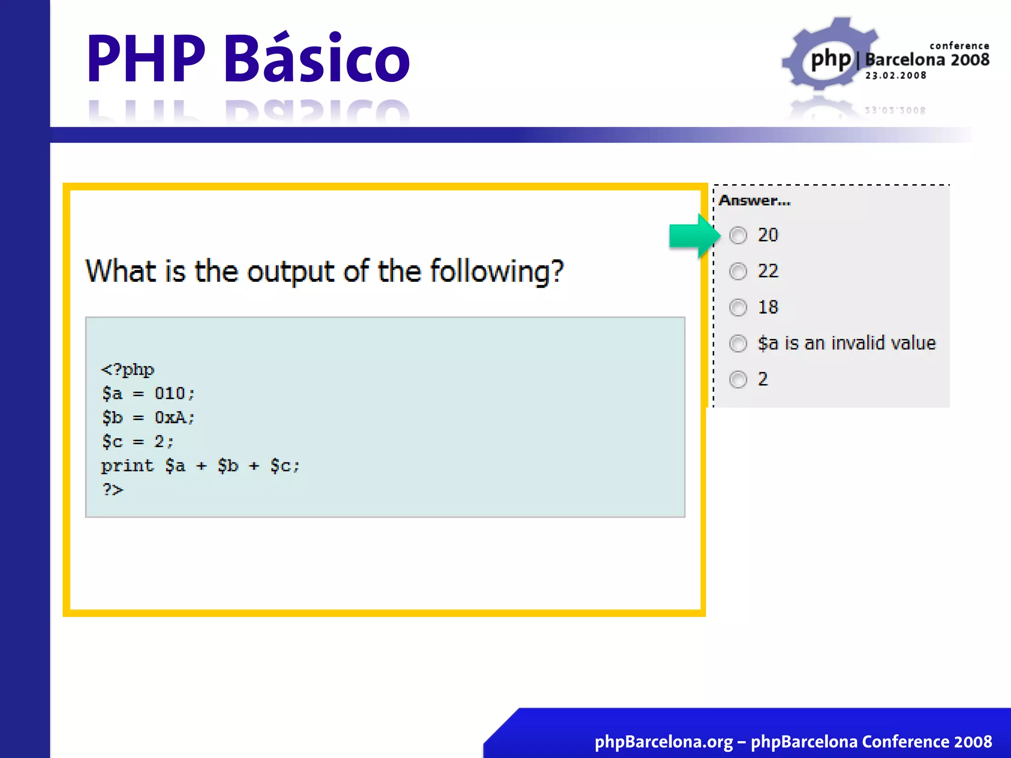 Certificacion Zend En Vivo Php Barcelona 2008