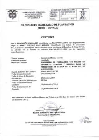 Certificacion(3) Muzo 2014