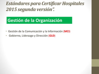 Certificacion de hospitales 2015