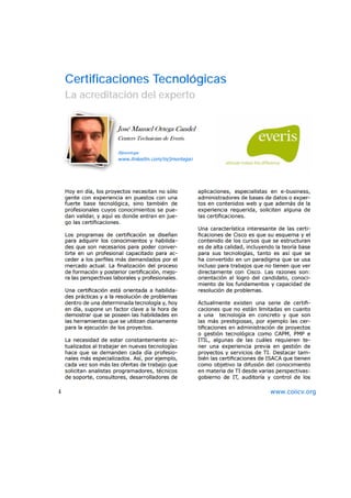 Certificaciones tecnológicas