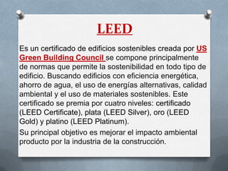 Certificacion leed en_colombia | PPTX