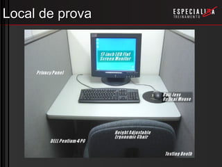 Local de prova 
