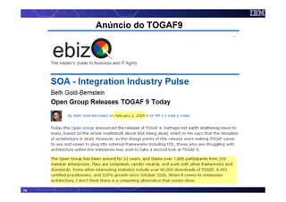 Anúncio do TOGAF9




75
 