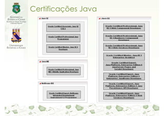 Certificações Java
 