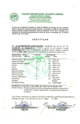 Certificado