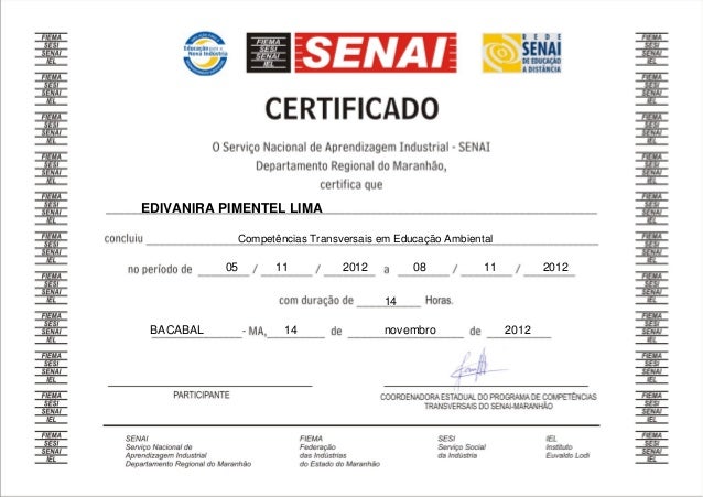 Curso técnico online senai Curso técnico online senai
