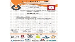 Certificado Covaite 2016