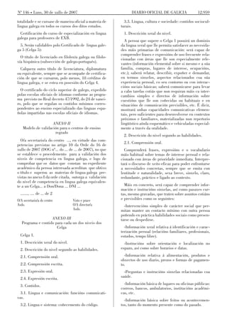 Certificado De Lingua Galega (Celga)