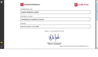 Certificado   e-learning