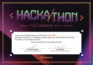 Certificado   hackaton