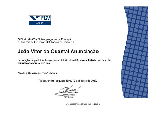 Cursos fgv online gratis