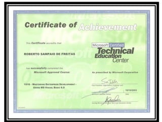 certificado de conclusão treinamentos